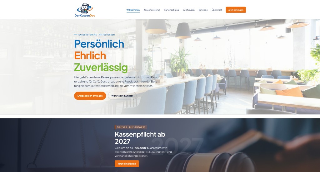 Startseite von DerKassenDoc